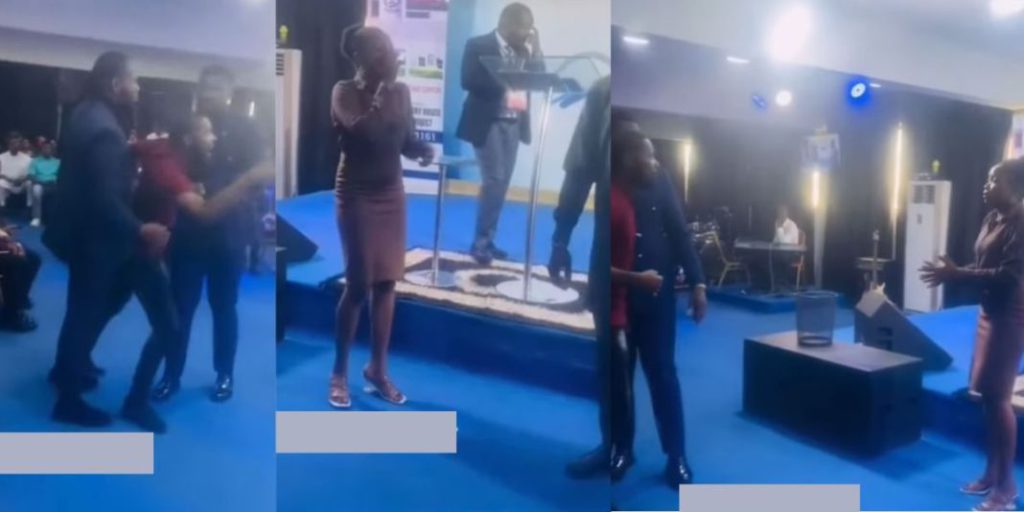 man caught his girlfriend in church with another man after training in school for 7 years watch