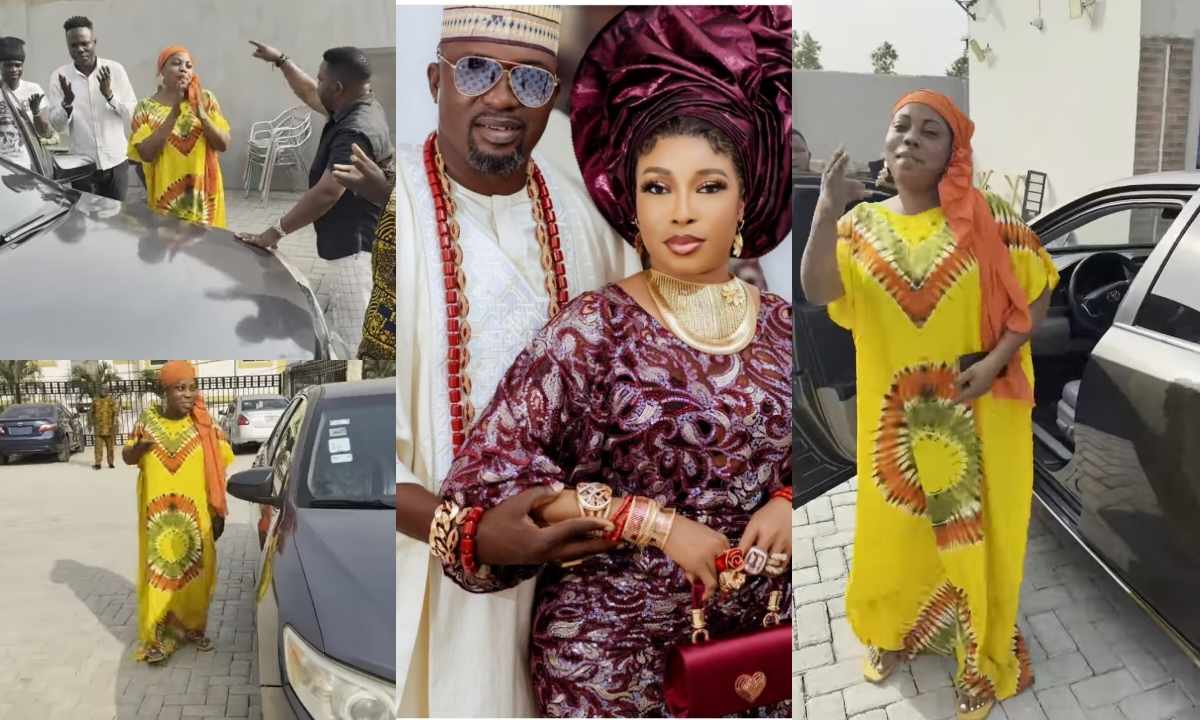 “I Am The Happiest Woman”- Congratulations Pour As Lizzy Anjorin Husband Ex Wife, Fola Tinubu Purchase Her First Car