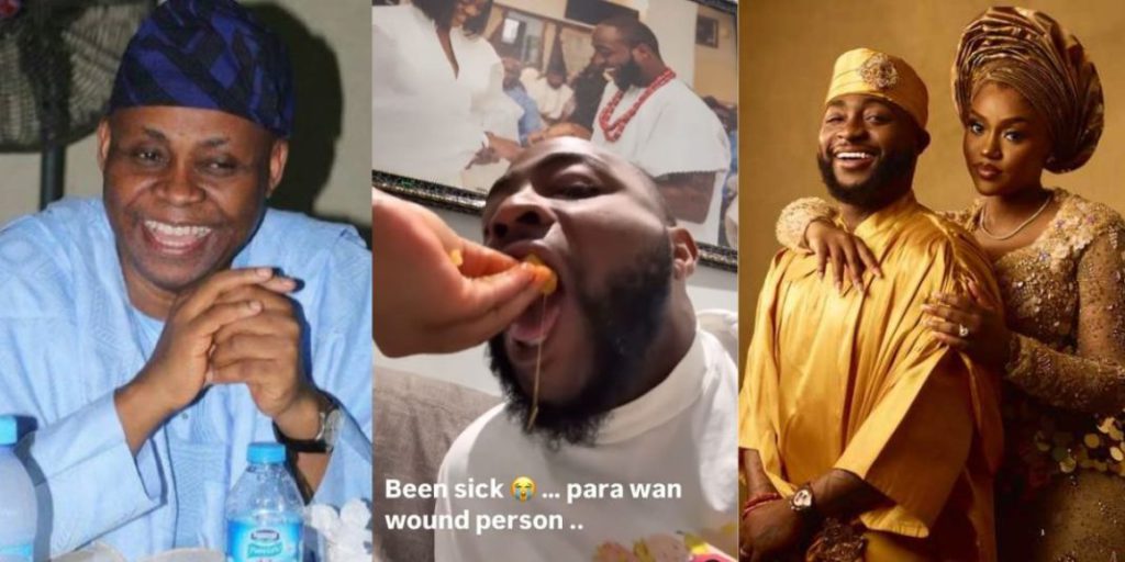 davido father gushes as chioma feeds davido who is presently sick with her hands video 1068x534