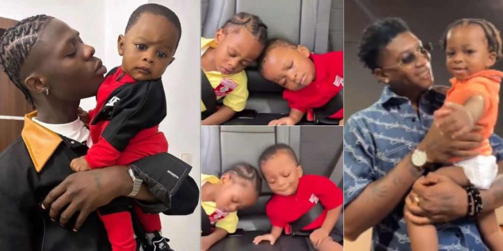 nigerians hail bella shmurda as adorable video of his son and mohbad son liam going to school together 1068x534